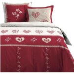 Lovely casa - housse de couette + 1 taie 240 x 260 cm coeur de montagne mondane