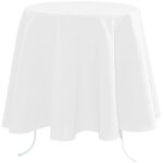 Nappe ronde 180 cm nelson blanc