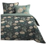 Lovely casa - parure de drap + 2 taies d'oreiller collection bouquet