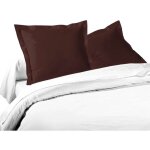 Lovely home - lot de 2 taies d'oreiller lh71588 - 63 x 63 cm - marron