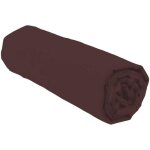 Lovely home drap - housse marron chocolat 180x200 cm