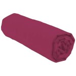 Lovely home lh71613 drap housse fuchsia 90x190 cm