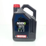 Lubrifiant huile motul ngen 5 10w40 4l pour moto route tout