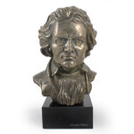 Ludwig van beethoven - buste sur marbre, statuette d'une personnalit� c�l�bre, d�coration pour bureau, ...