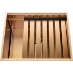 Luisina - evier legato + ev521 inox pvd cuivre - 000000