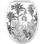 Stickers abattant wc - for�t tropicale - 35x43 cm - adh�sif brillant