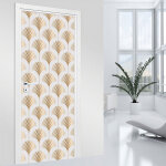 Lumal�a - stickers pour porte - motif oriental - 63 x 205 cm - adh�sif + protection brillante
