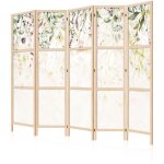 Lumasoul paravent int�rieur � simple face - 5 panneaux - separateur de pieces de style japonais - cloison ...