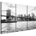 Lumasoul tableau decoration murale - impression sur toile motif architecture - tableaux cadres pour le ...