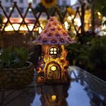 Lumi�res d�coratives pour figurines d'ext�rieur fairy garden house, maisons de f�es pour l'ext�rieur, ...
