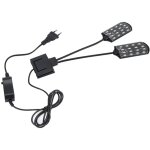 Lumire  double tte, clairage d'aquarium tanche  led 220 v 15 w, applique murale d'aquarium  double ...