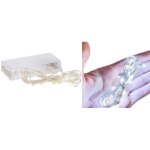 Lumi�res led pour sapin de no�l fil � batterie 2m froid