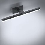 Lumi�re de miroir led 12w, lumi�re de miroir de salle de bain blanc froid 6000k 50cm �clairage avant ...