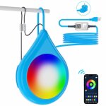 Lumire de piscine led 15w ip68, tanche, lumire sous - marine avec changement de couleur pour piscines ...