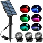 Lumires solaires de bassin, led clairage sous - marin, clairage tanche, capteur de lumire haute ...