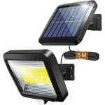 Lumi�re solaire ext�rieure avec d�tecteur de mouvement infrarouge, projecteur led ext�rieur 100cob avec ...