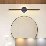 Luminaire mural moderne 40cm - lampe miroir led 10w, 3 temp�ratures de couleur - luminaire vanit� salle ...