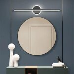 Luminaire mural moderne 40cm - lampe miroir led 10w lumi�re blanche - luminaire vanit� salle de bain ...