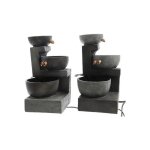 Lumineo - fontaine en plastique avec 3 bols Lumineo - fontaine en plastique avec 3 bols