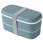 Lunch box grande capacit pour adultes - bento - etanche sans bpa - boite repas compartiment double avec ...