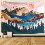 Lune tenture murale indien mandala tenture murale boho hippie dcoration murale chambre thtre serviette ...