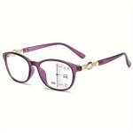 Lunettes progressives multifocales, lunettes de lecture pour femmes, lunettes d'ordinateur bloquant la ...