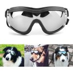 Lunettes de protection pour chien protection uv imperm�able coupe - vent protection des yeux