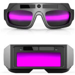 Lunettes de soudage � att�nuation automatique aliment�es � l'�nergie solaire, lunettes de soudage tig ...