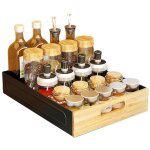 Lunsy - 30cm pull out cabinet tiroir pull out cabinet étagère fond coulissant étagères de rangement pour ... Lunsy - 30cm pull out cabinet tiroir pull out cabinet étagère fond coulissant étagères de rangement pour ...