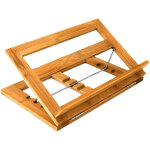 Lutrin de cuisine en bambou, support pour vos livres, inclinable sur 3 positions, hlp 22x33x22, 5 cm, ... Lutrin de cuisine en bambou, support pour vos livres, inclinable sur 3 positions, hlp 22x33x22, 5 cm, ...