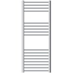 Luxebath radiateur �lectrique sahara 500x1200 mm chrom�, raccord lat�ral courb� et r�sistance 900w, thermostat ...