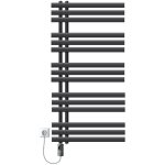 Luxebath - radiateur �lectrique pour salle de bain iron em, 600x1200 mm anthracite, r�sistance 900w, ...