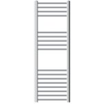 Luxebath radiateur de salle de bain sahara 400 x 1200 mm chrome droite raccord lat�ral au bas, avec r�sistance ...