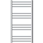Luxebath radiateur de salle de bain sahara 500 x 800 mm chrome courb� raccord lat�ral au bas, avec r�sistance ...
