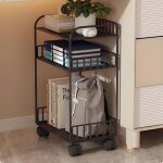 Lycxames - biblioth�que noire, �tag�re de rangement, id�ale pour bureau, �tude ou salon (30 x 20 x 53 ...