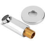 Lyrlody bec de bain avec support mural, m�langeur de douche en cuivre, installation dissimul�e, filetage ...