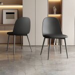 M&s - lot de 2 chaises repas 51x44x81 cm noir - jasmi