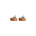 M&s - lot de 2 chevets suspendus 1 tiroir 40x20x12 cm en acacia naturel