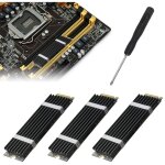 M. 2 ssd cooler heatsink dissipateur thermique, radiateur chipset de chaleur de refroidisseur refroidissement, ...