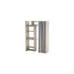 M&s - dressing extensible 112 / 168x50x209 cm chêne clair - hedda M&s - dressing extensible 112 / 168x50x209 cm chêne clair - hedda