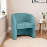 M&s - fauteuil cabriolet 62x61x72 cm en velours ctel cladon