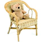 M&s - fauteuil crapaud enfant en rotin naturel - moritz M&s - fauteuil crapaud enfant en rotin naturel - moritz