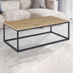 M&s - table basse 120x60x40 cm d�cor ch�ne - dalliz