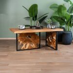 M&s - table basse racine 110x60x45 cm en bois de trembesi et teck - strom M&s - table basse racine 110x60x45 cm en bois de trembesi et teck - strom