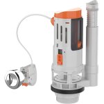 M20522, m�canisme universel wc comprenant 2 boutons de chasse d'eau, se vide rapidement et �conomise ...