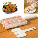 Machine à boulettes de viande triple, pelle à boulettes de viande avec spatule coupante (1 pièce) Machine à boulettes de viande triple, pelle à boulettes de viande avec spatule coupante (1 pièce)