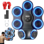 Machine de boxe musicale pour adultes et enfants, entra�neur de frappe interactif avec gants de boxe, ...