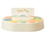 Machine  cupcakes rotative motorise, table d'affichage automatique rotative pour gteaux et sushis, ...