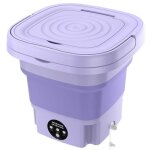 Machine a laver portable pliable avec centrifugeuse 8l 220v mini - linge automatique pour chaussettes ...