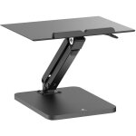 Maclean - support de bureau pour cran ou ordinateur portable, ressort  gaz, pour travail debout et ...